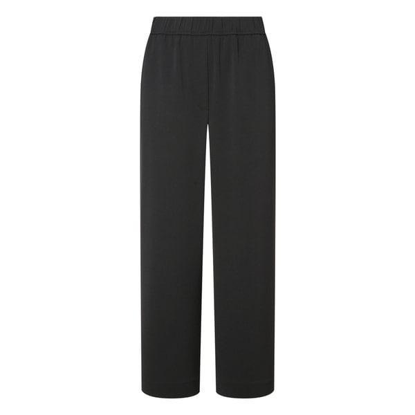 [25SS] ブラック セミワイドフィット 夏 バンディングパンツ DLPA5B303BK
