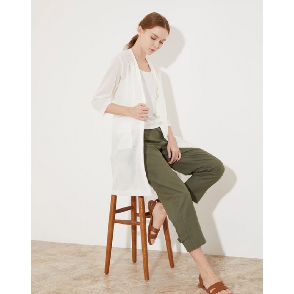 [オリビアローレン] ベーシックロングカーディガン_VOBBC3M3431