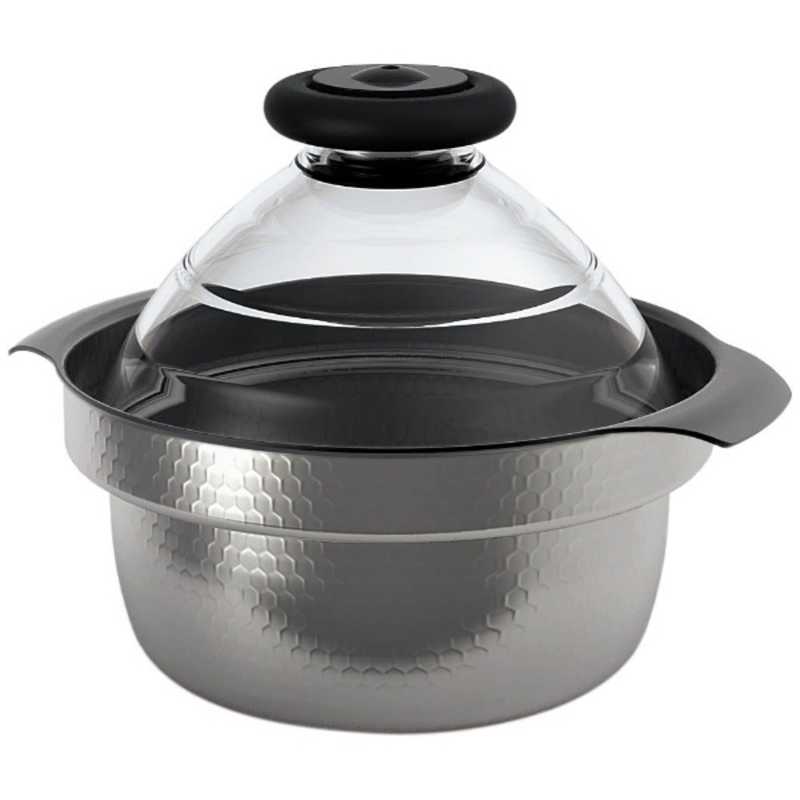 ハリオ　フタがガラスのIH対応ご飯釜 雪平 GIS-200 (1合~3合用)　GIS-200 (1合~3合用) 7,224円