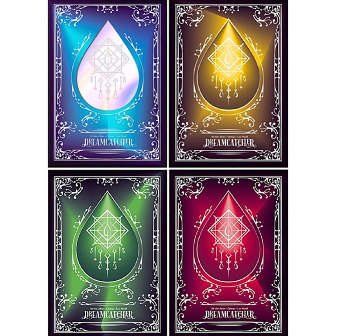 DREAMCATCHER ミニ5集 [DYSTOPIA : LOSE MYSELF] 4 Version SET (未開封) / 드림캐쳐 (Sealed)