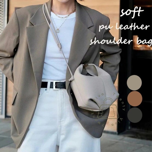 【急速出荷!】ショルダーバッグ レディース 斜め掛け 小さめ 軽量 ハンドバッグ ミニショルダー 斜め掛けバッグ 手提げバッグ ギャザー 肩掛け カバン 大人 通勤バッグ オフィス OL レザーバッグ