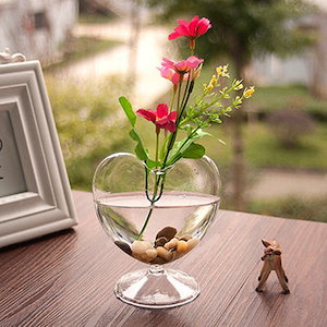 韓国INSインテリア 生け花 装飾おしゃれ 花瓶 テーブル食卓 桌上リビングルーム 透明 バブルガラス ダイニングテーブル コーヒーテーブル HP-13