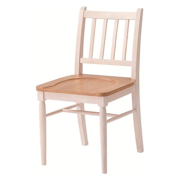 ダイニングチェア ホワイト （約W43×D49×H78.5×SH45cm） 完成品