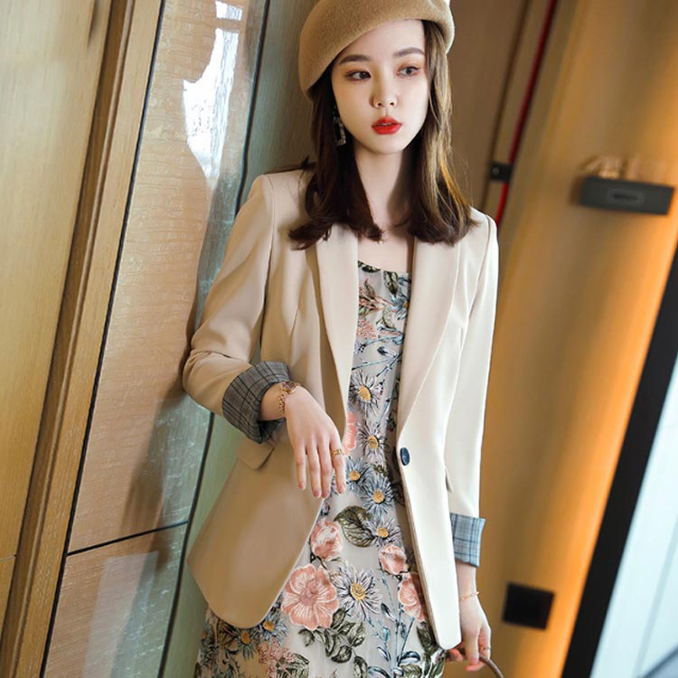 レディース長袖結婚式ライトアウターテーラードジャケットシングルボタン1ボタンオフィステーラードジャケットおしゃれきれいフォーマル通勤入学式卒業式パーティー大きいサイズ春ライトアウター