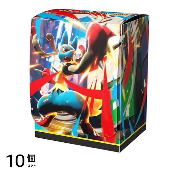 ポケモンカードゲーム デッキケース メガルカリオ 90枚～ 180枚収納 10個セット