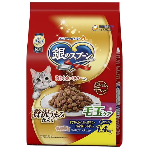 贅沢うまみ仕立て 毛玉ケア お魚づくし 1.4KG×6個
