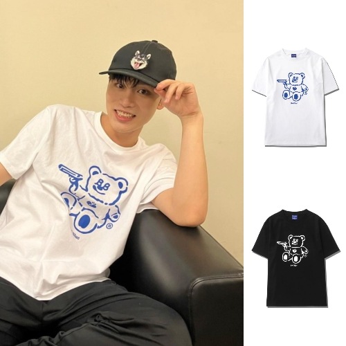 [NCTテイル着用] BadBear Tee T-Shirt Tシャツ TEE 半そで ジャージ 半袖 プリント ストリート 韓国公式正規品 23ss 5,419円