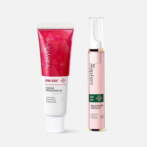 大熊製薬 イージーデュ ナイトルーチンDW-EGFクリームプレソームRXリミテッド50ml+ブライトニングアンプル15ml