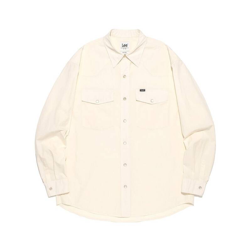 リー LEE ライトコットン ウエスタンシャツ エクル LE2401SH04EC 391766