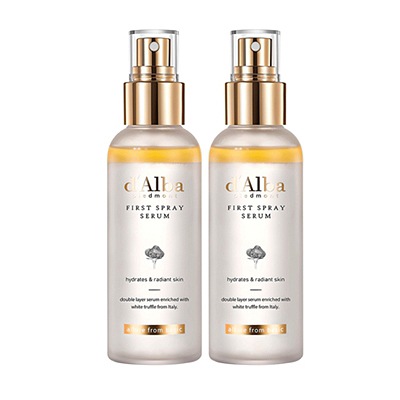 [1+1 ホワイト トリュフ ファースト スプレー セラム 100ml 2個] 保湿 ツヤ肌 フェイスミスト 化粧水 美容液 時短ケア トーンアップ