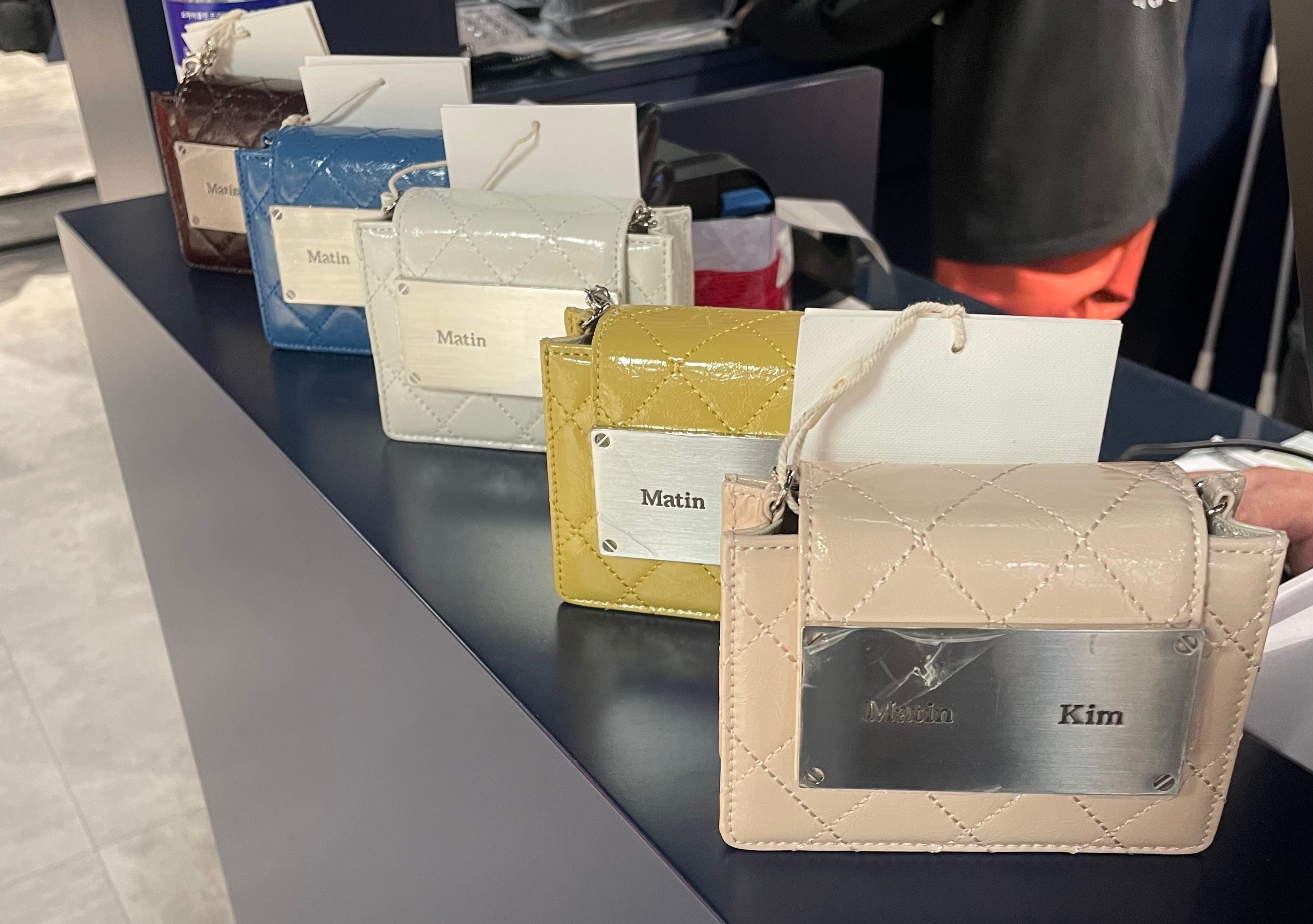 Matin) キルティングアコーディオンミニバッグ QUILTING ACCORDION MINI BAG