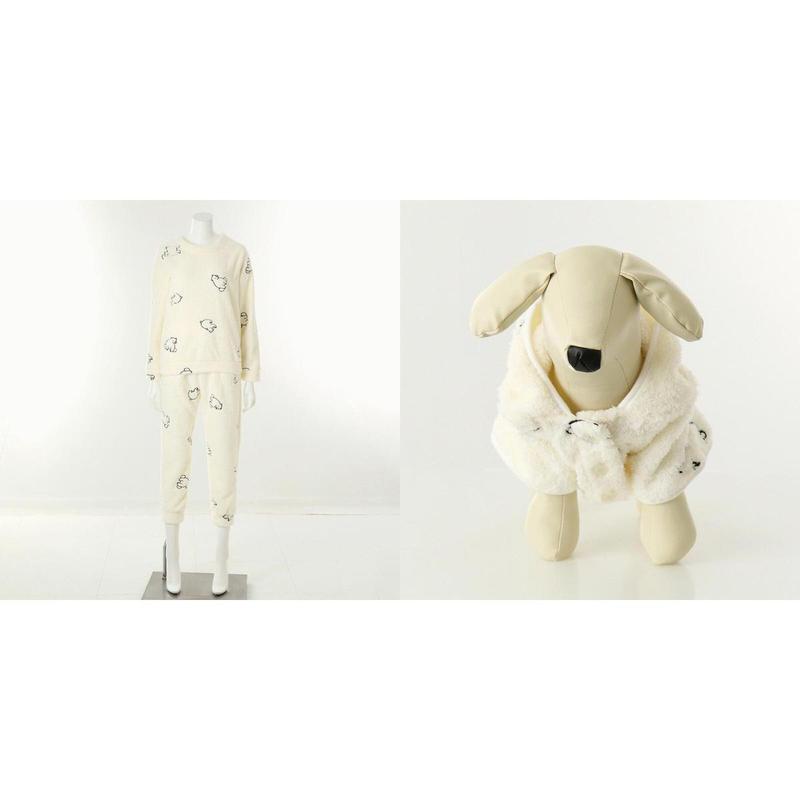 室内着 ペット犬 服 カップルセット VEP396WSVEC3967DCR2CCSG