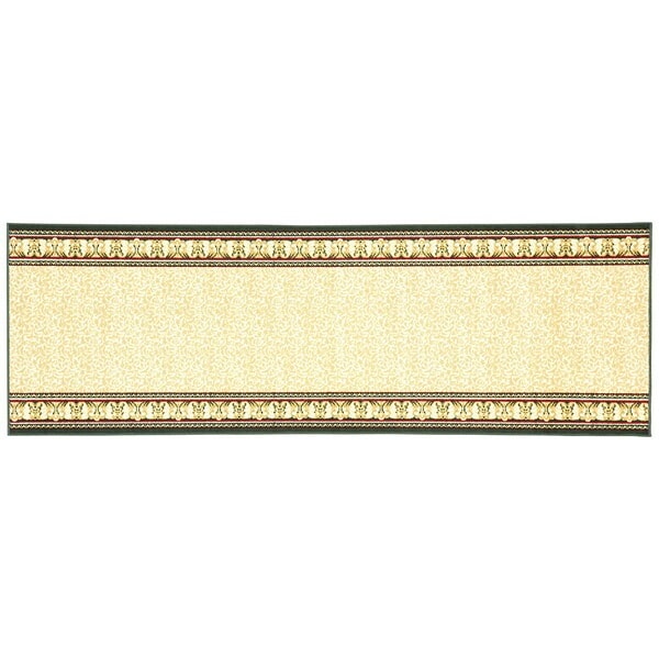 270022114 タフトプリント廊下敷き アイラス BE 67×240 ベージュ メーカー直送