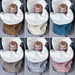 ★送料無料★2018年最新モデルの赤ちゃんの寝袋★Baby加厚プラスジャケット★非常に暖かい寝袋★毛糸織の赤ちゃんの車の寝袋