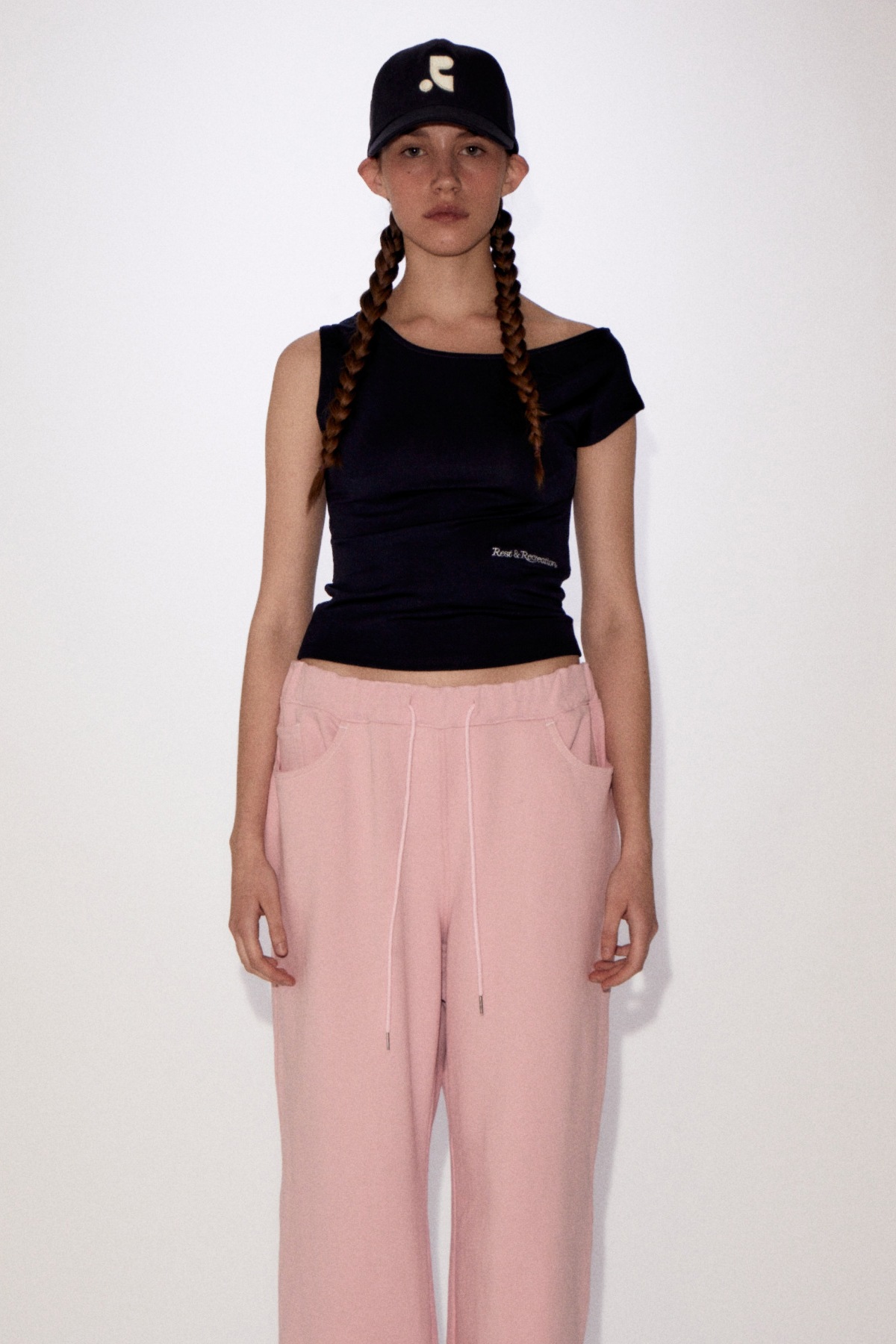 【REST & RECREATION】 RR UNBALANCE SLEEVE TOP : 2COLOR 7,686円