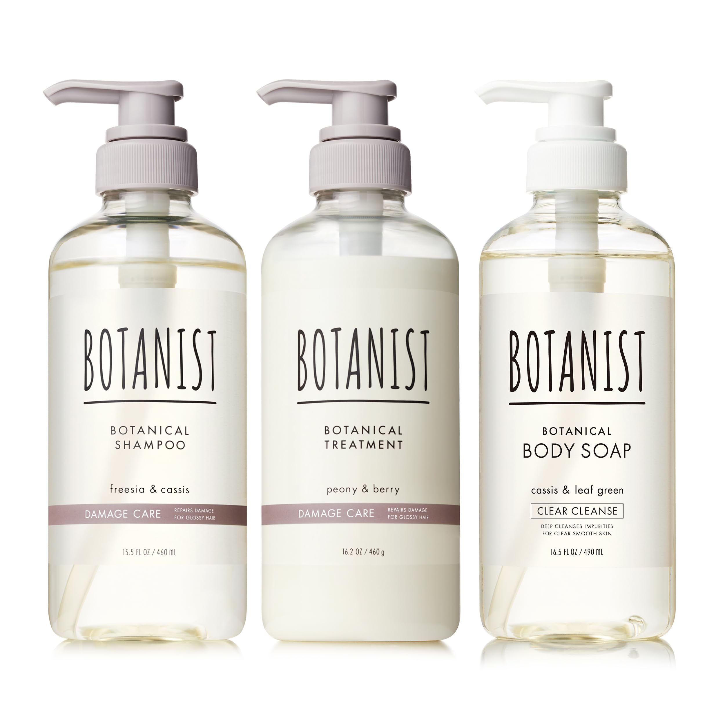 BOTANIST ボタニスト シャンプー トリートメント ボディーソープ 3点セット ダメージケア × クリアクレンズ 7,106円