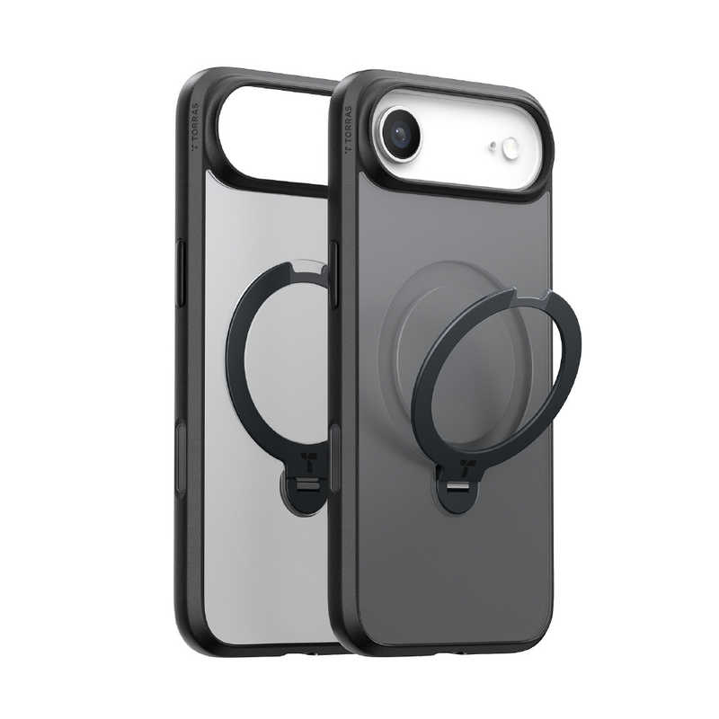 TORRASトラス　Torras - Ostand Q3 Spin Case for iPhone 17 Air ブラック　X00FX2908