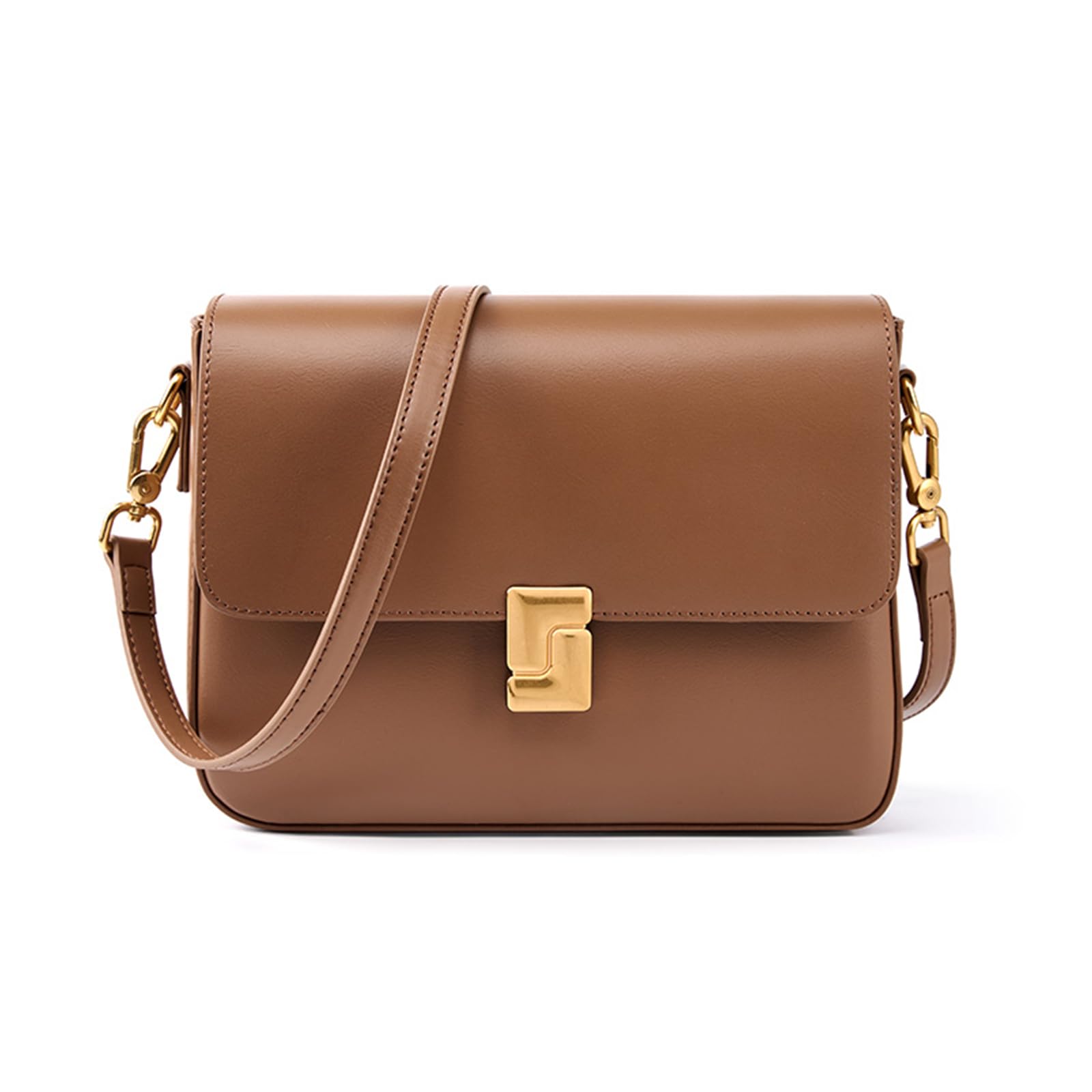 ショルダーバッグ 本革 レディース 2way ストラップ2本付き スクエア型 斜め掛けバッグ ハンドバッグ 軽量 小さめ おしゃれ 大容量 シンプル カジュアル 人気 通勤