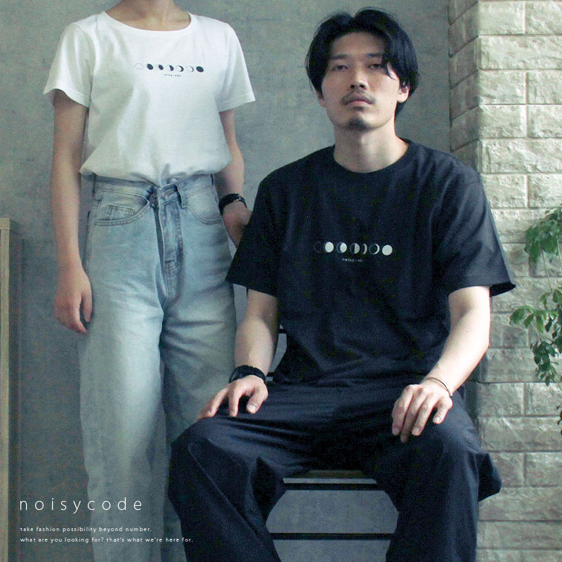 Noisycode Tシャツ オリジナル 月 Moon ルナ レディース メンズ ブランド デザイン Tシャツ 21年最新入荷 Coris Ec