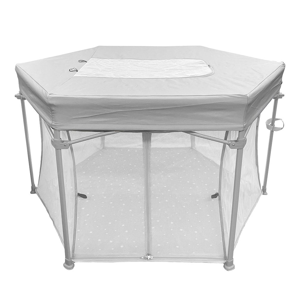 屋根つき　おりたたみペットサークル　わんパーク　グレー　ＣＲＣ40―50―28―00―00