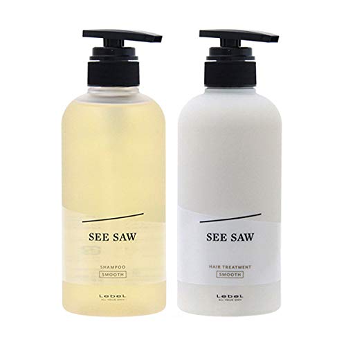 ルベル 【セット品】SEE/SAW（シーソー）ヘア＆スキャルプシャンプーS × ヘアトリートメントS 500ml/500g