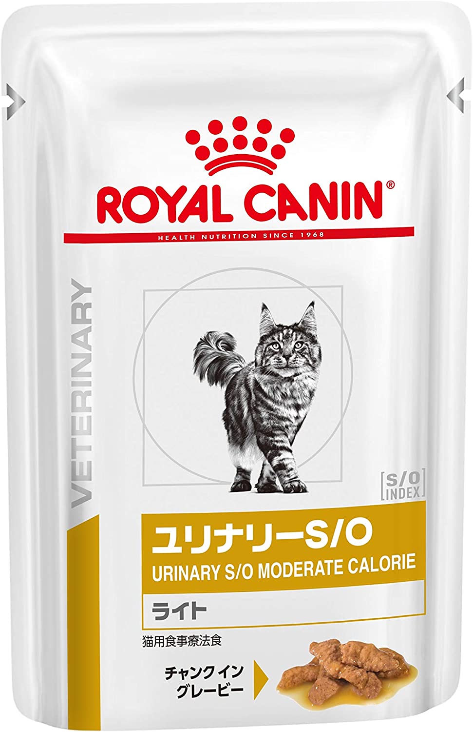［食事療法食］ロイヤルカナン ベテリナリーダイエット 猫用 ユリナリーS/Oライト ウェット パウチ 85g24コ