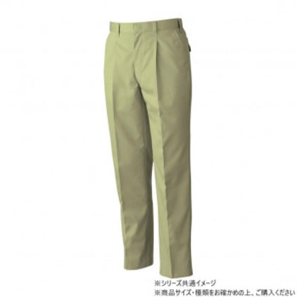 桑和 4449 ワンタックスラックス 76サイズ マスタード(92)