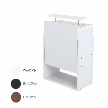 コレクションラック レギュラー専用上置き ハイタイプ 奥行29cm用 CR-T5529UH　W/ホワイト