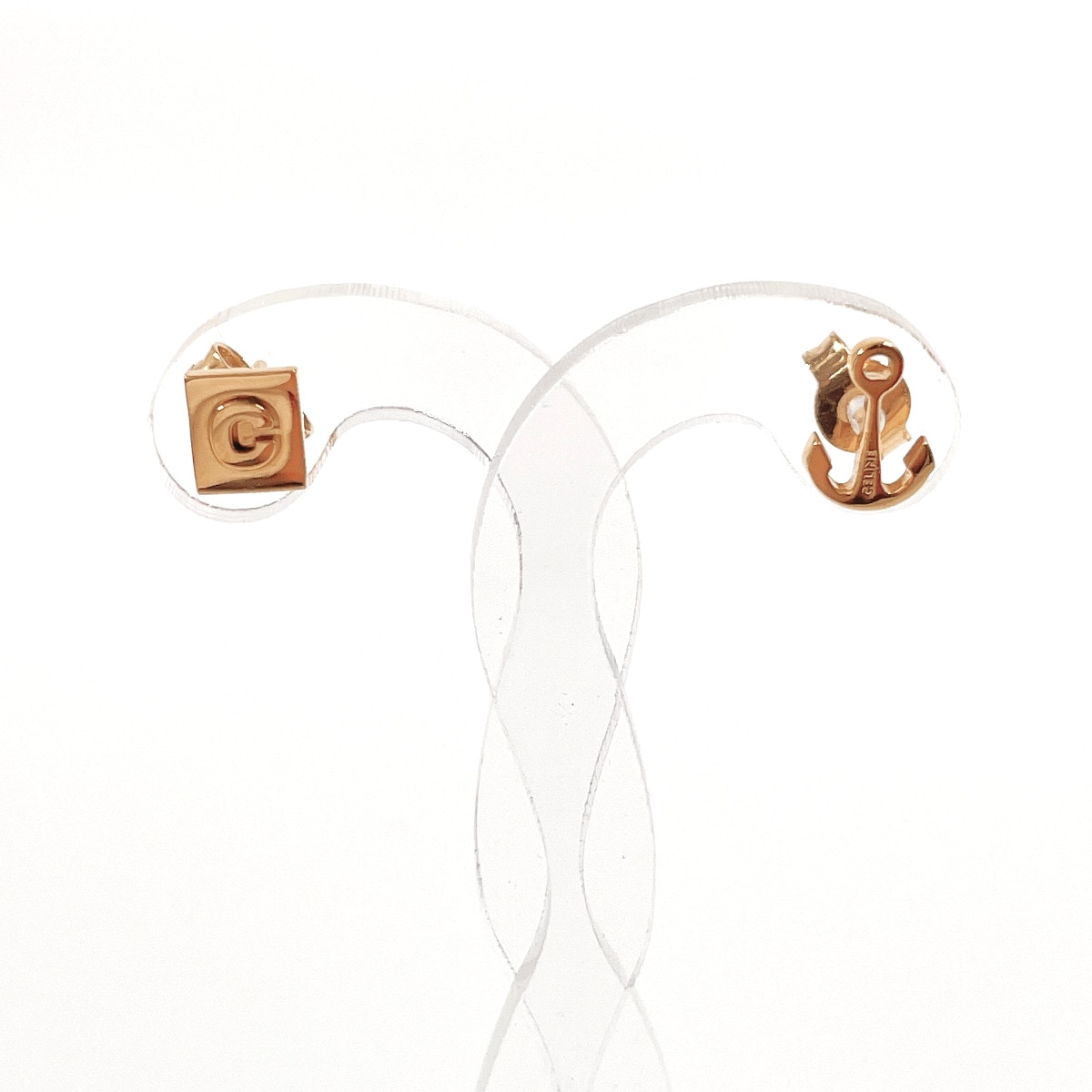 アンカーモチーフ ピアス ゴールド メタル レディース