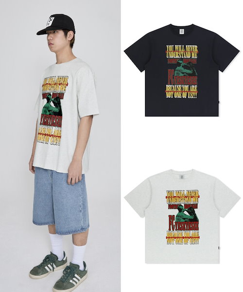 Qoo10 イェスアイシー ANGRY DOG TEE ロゴ 半袖
