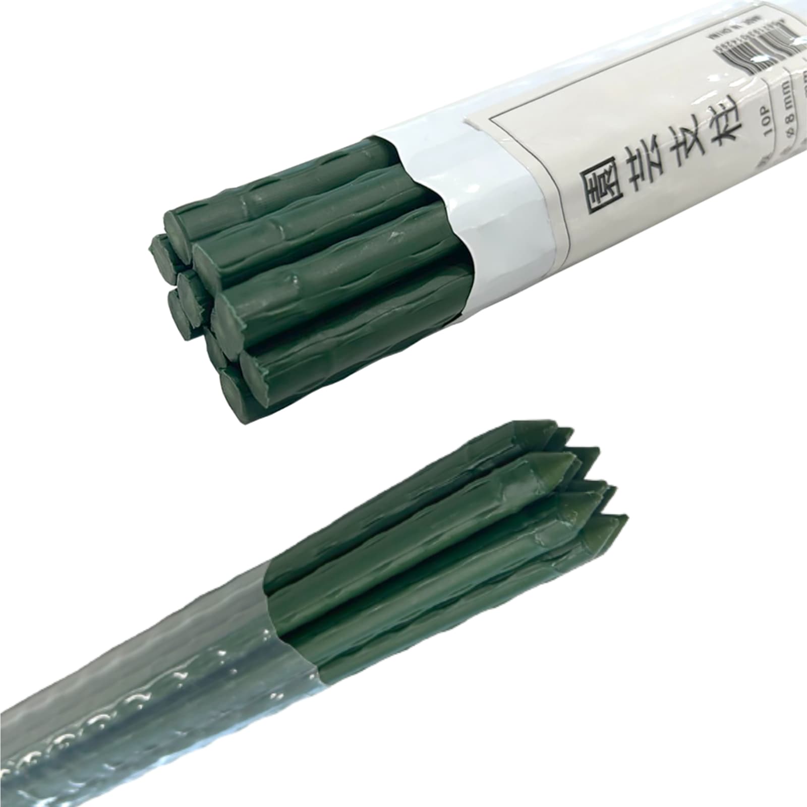 園芸支柱 Φ8ｍｍ 100本 1200ｍｍ イボ付き支柱 イボ竹 鋼管ポール 内キャップ式 5,205円