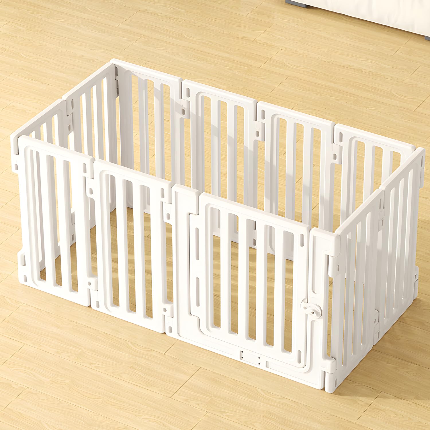 ペットケージ ペットサークル イヌサークル ペットフェンス 小型犬 中型犬 小動物ケージ 折り畳み式 室内室外兼用 工具不要 形組み替え可能 扉付き 組立簡単 全成長期使用可 136cm奥行70cm高