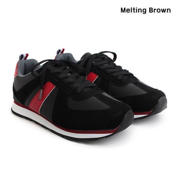 メンズカジュアルスニーカーコンビスエードスニーカー