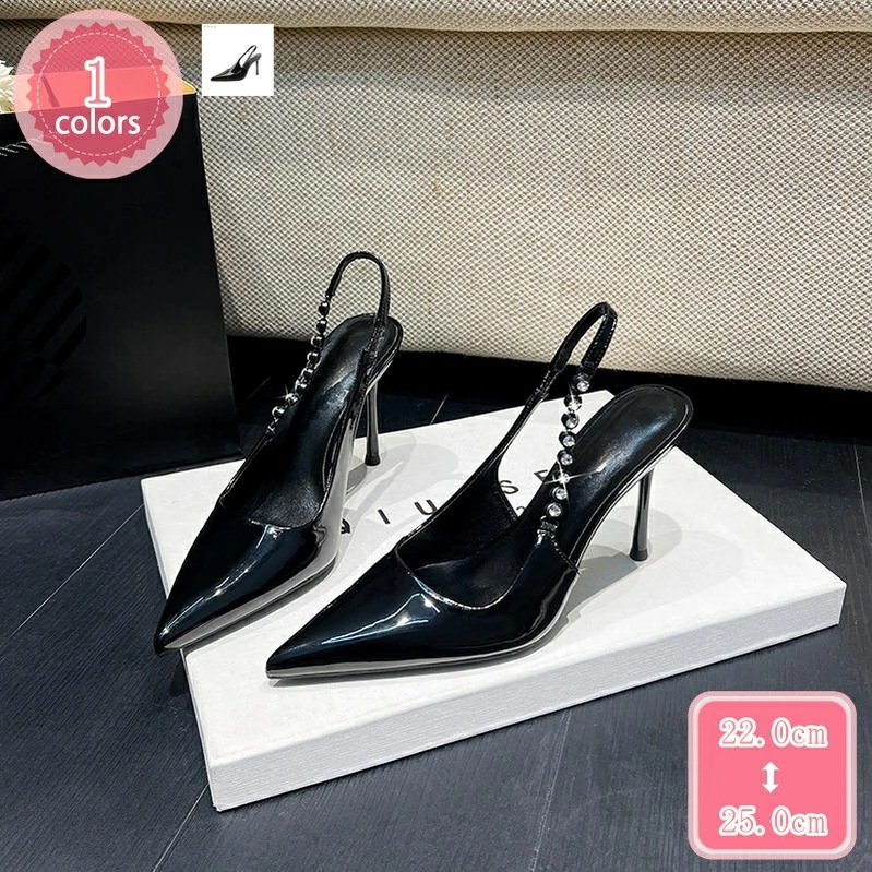 500円OFFクーポン パンプス 痛くない 歩きやすい 走れる 6.5cmヒール ポインテッドトゥ 美脚魅せ ハイヒール バックストラップ レディース ストラップ 春夏 脚長 仕事 オフィス 通勤 結