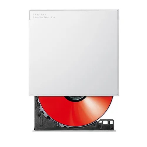 ロジテック LDR-PWA8U3CVWH Type-A／C対応 再生・編集・書込ソフト付USB3.2(Gen1)ポータブルDVDドライブ ホワイト
