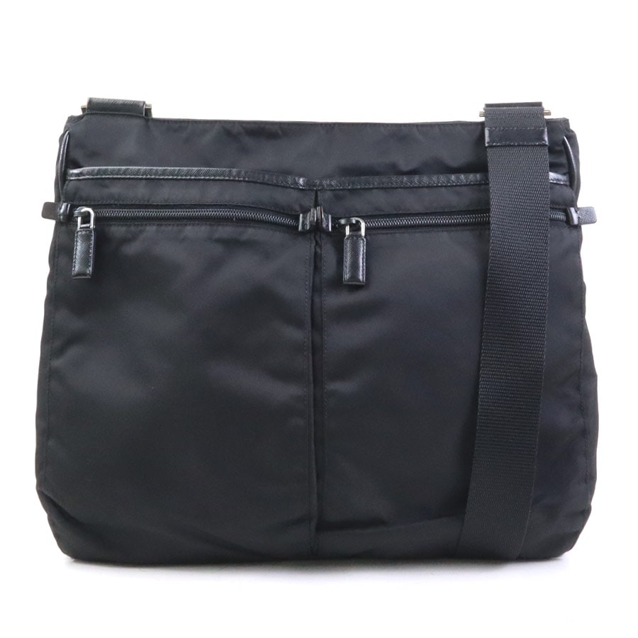 プラダ PRADA ショルダーバッグ ナイロン ブラック ユニセックス r10675i