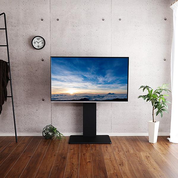 テレビスタンド ロータイプ 固定式 テレビ台 TVスタンド テレビラック 配線 コード 目隠し 背面収納 壁寄せ 座って見やすい高さ リビング シンプル 高さ調節