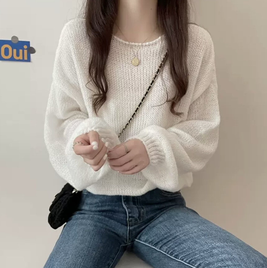 トップス デート カットソー ニットソー セーター 袖あり 長袖 かわいい 大人可愛い きれいめ シンプル カジュアル 大人 上品 おしゃれ お洒落 主役級 存在感 春 秋 冬 オールシーズン 10代