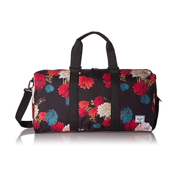 Herschel Novel Duffel Bag， Vintage Floral Black， Mid-Volume 33.0L 並行輸入品