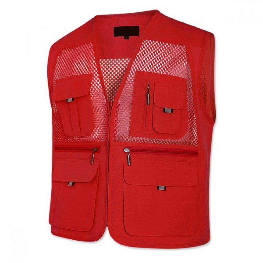 (トップボーイ) 多目的ポケットメッシュアウトドアワークベスト (DA026)