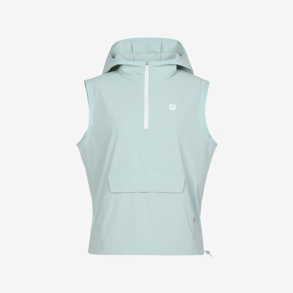 FILA テニス ウ woven フード ベスト