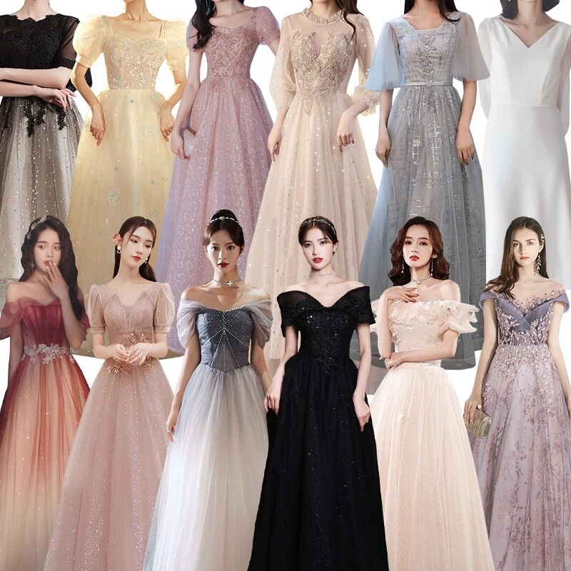 【本限定】2026パーティードレス大集合結婚式誕生演奏会花嫁司会ドレスワンピースお呼ばれイブニングドレス忘会レディースAラインスパンコールロングドレス