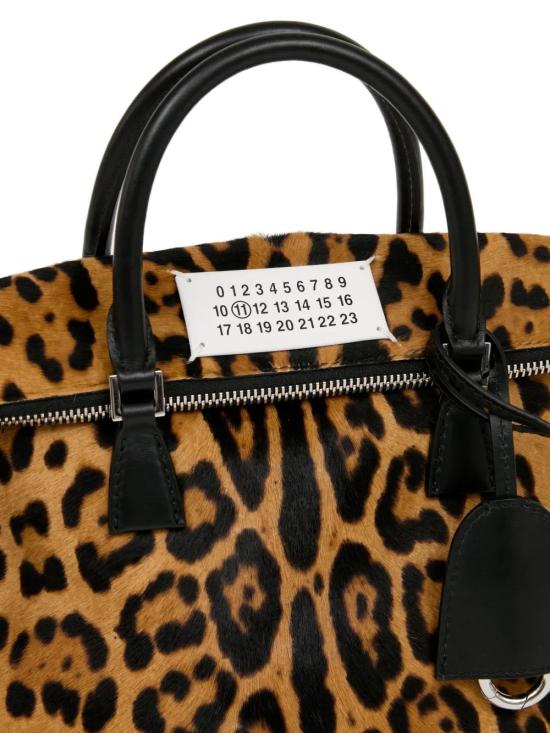 MAISON MARGIELA Men Shoulder Bags SB1WG0075P8316 HA923 LEOPARD BLACK