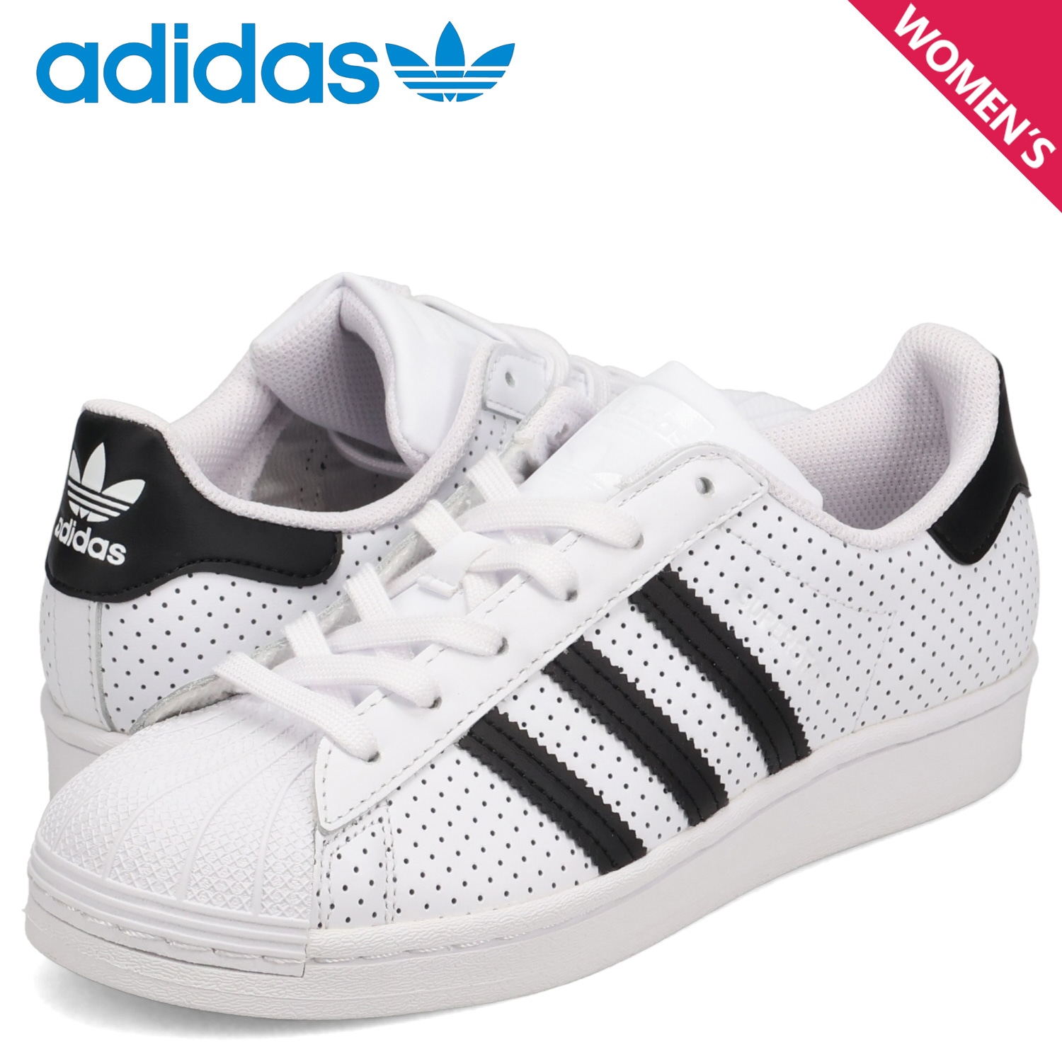 スーパースター スニーカー レディース ホワイト 白 FV3444