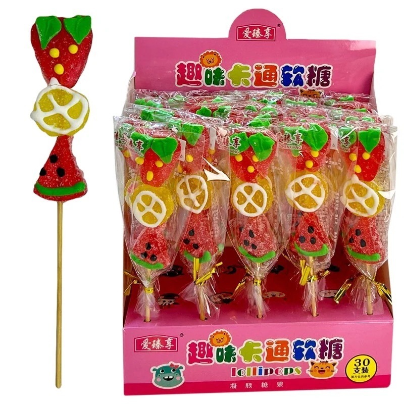 子供のための子供の砂糖漬けの鷹の形のフルーツフルーツの形の串焼きとフォンダンロリポップ 誕生日プレゼント 子供の贈り物 誕生日プレゼント 子供の贈り物