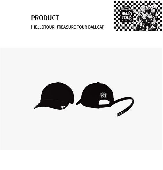【TREASURE】 - [HELLOTOUR] TREASURE TOUR BALL CAP