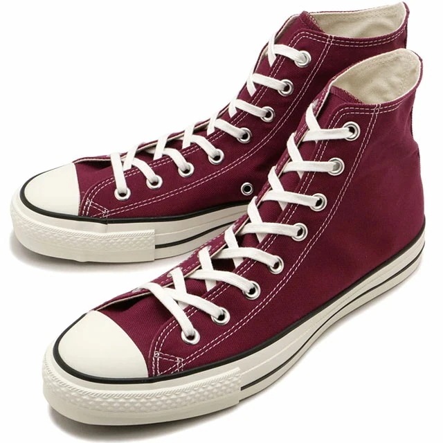スニーカー キャンバス オールスター J ハイカット [31316710] メンズ 靴 シューズ 日本製 BURGUNDY 正規取扱店