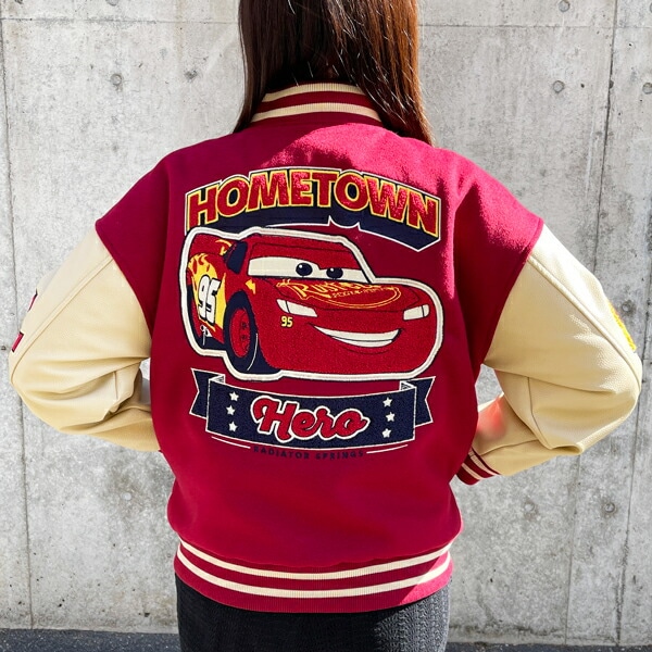 ディズニー カーズ レースヒーロー スタジャン L アパレル ユニセックス スカジャン キャラジャン_1382-2335074700