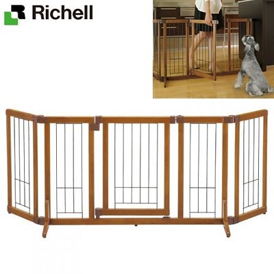 リッチェル ペット用木製おくだけドア付ゲート M RI-4973655584811