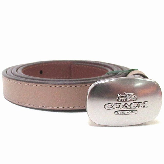 コーチ ベルト COACH アウトレット シグネチャー バックル エライザ カットトゥサイズ リバーシブル ベルト CP366 SVWSV